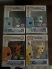 FUNKO POP POKEMON CHARMANDER BULBASAUR SQUIRTLE PIKACHU DIAMOND 💎 MINT/NM 🔥NEW