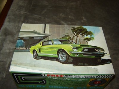AMT T296-200 Original Shelby Cobra GT 500 w/Record Box open kit Factory sealed