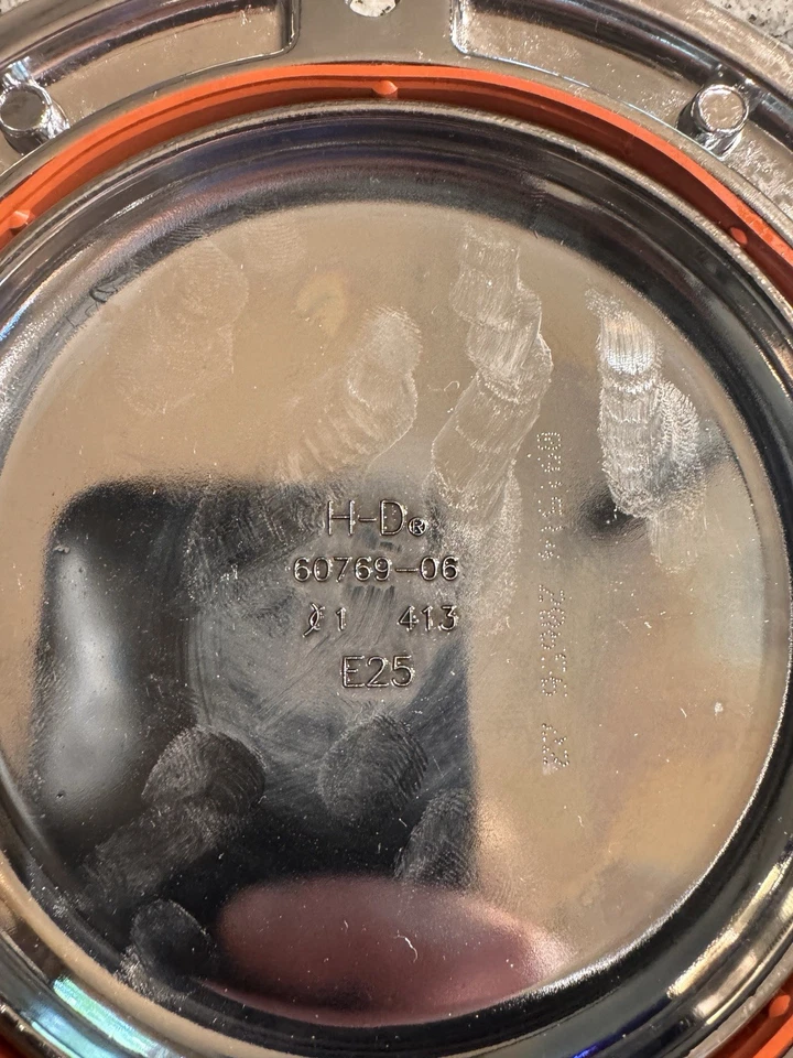 Equipamento Original Harley Davidson Derby Capa Cromada De 2015 Ultra Limitada - Imagem 2 de 3