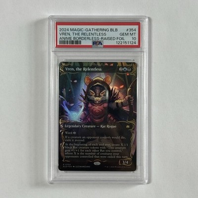 Vren, the Relentless (Borderless) (Raised Foil) Bloomburrow Foil