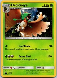 Decidueye SM55 Black Star Promo Cosmos Holo