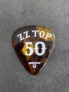Elwood Francis ZZ Top 50th Anniversary Double Sided Guitar Pick 