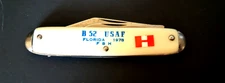 Vintage Pocket Knife 1978 USAF B-52 Florida FBH Force Beachhead 3.5" Inch READ 2