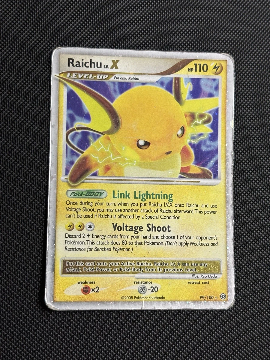 Raichu LV.X Pokémon TCG Cards for sale | eBay