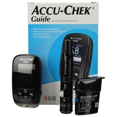 ACCU-CHEK Guide Blutzuckermessgerät Set mmol/l, 1 Stück PZN 11664938