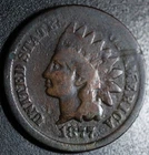 1877 INDIAN HEAD CENT - GOOD *KEY TO THE SET*