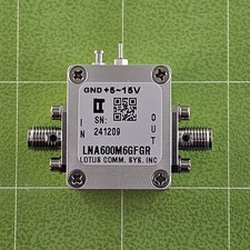 Broadband Low Noise Amplifier with LDO 0.9dB NF 600M 6GHz 21dB Flat Gain SMA