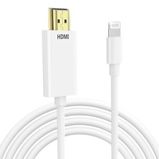 Lightning to HDMI Cable for iPhone TV Adapter Apple MFi Certified