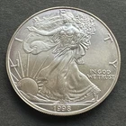 1998 USA American Eagle Bullion $1 Liberty Dollar 1oz Troy 999 Fine Silver Coin