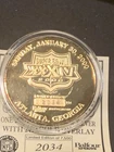 1 Ounce Silver Round .999 Fine - Super Bowl 34 Rams