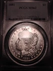 1881-P Morgan Dollar PCGS MS-62
