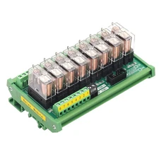 DC 24V Control 8 SPDT 16Amp Pluggable Power Relay, Compatible DC24V 8SPDT 