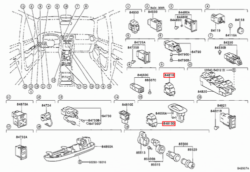 Genuine LandCruiser 80 79 78 76 70 Series Power Window Regulator Switch - Picture 12 of 20
