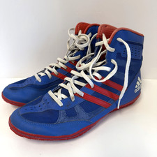 Adidas David Taylor M2 Mat Wizard Mens Size 7 Blue/Red Wrestling Shoes