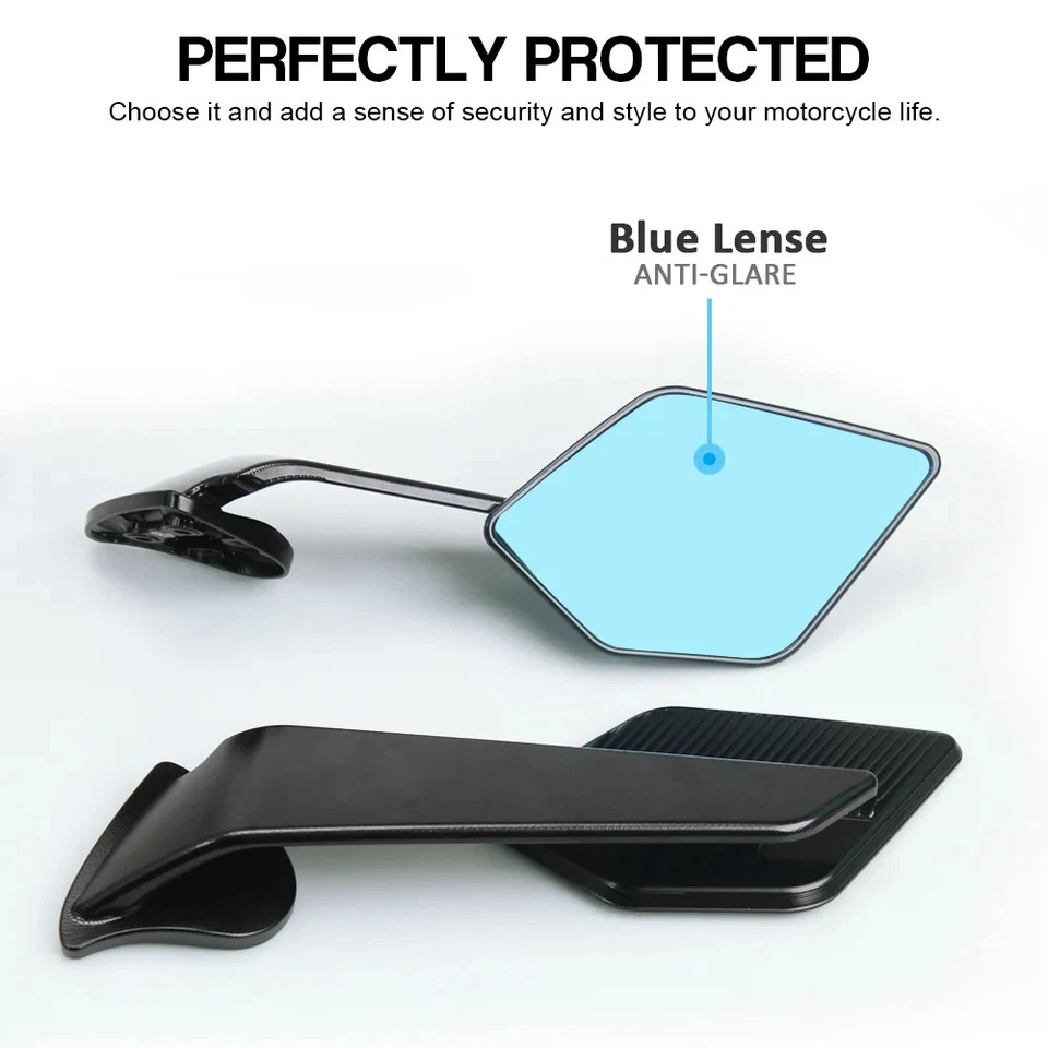 Espejos retrovisores laterales moto para Yamaha YZF R6 2017-2020 YZF R7 2021-2023 Foto 3 de 4