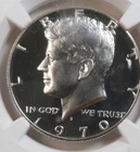 1970-S Kennedy Half Dollar 50C Silver Proof Uncirculated NGC PF67 Cameo