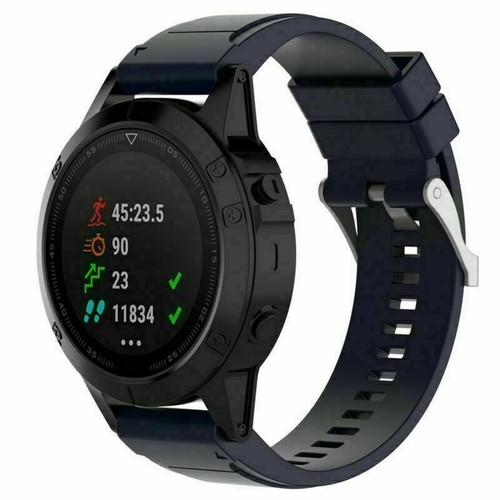 Correa de muñeca de silicona de 26 mm para reloj GPS zafiro Garmin Fenix 5X Fenix 3 HR - Imagen 4 de 22