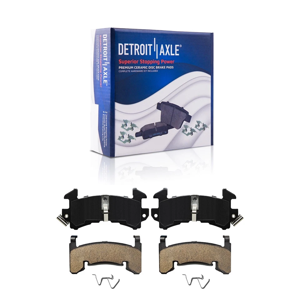 4WD Front Brake Rotors + Brake Pads for Chevy S10 Blazer GMC S15 Jimmy Seville - Image 3 of 4