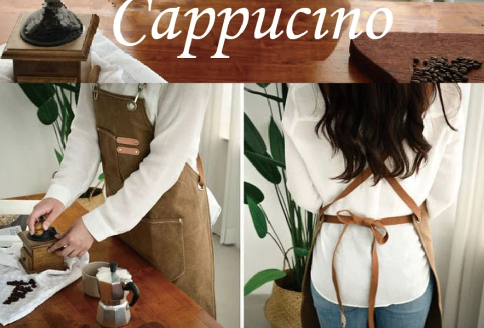 Unisex Denim Waterproof adjustable across shoulder Hard Work Aprons with pockets - Image 3 of 4