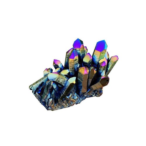 Natural Rainbow Aura Quartz Crystal Cluster Specimen Stone DIY Home Decor ,, - Picture 5 of 12