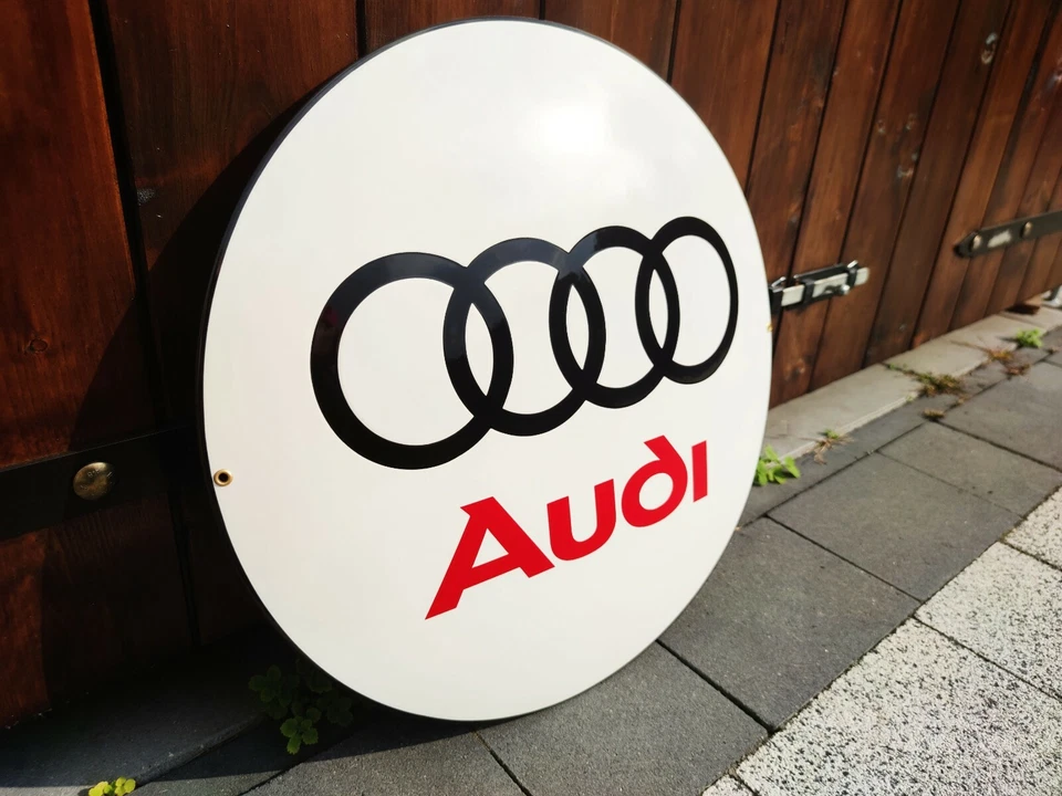 Enamel plaque AUDI 50cm WARRANTY 10 ys sign logo plate emblem collectable - Image 3 of 4