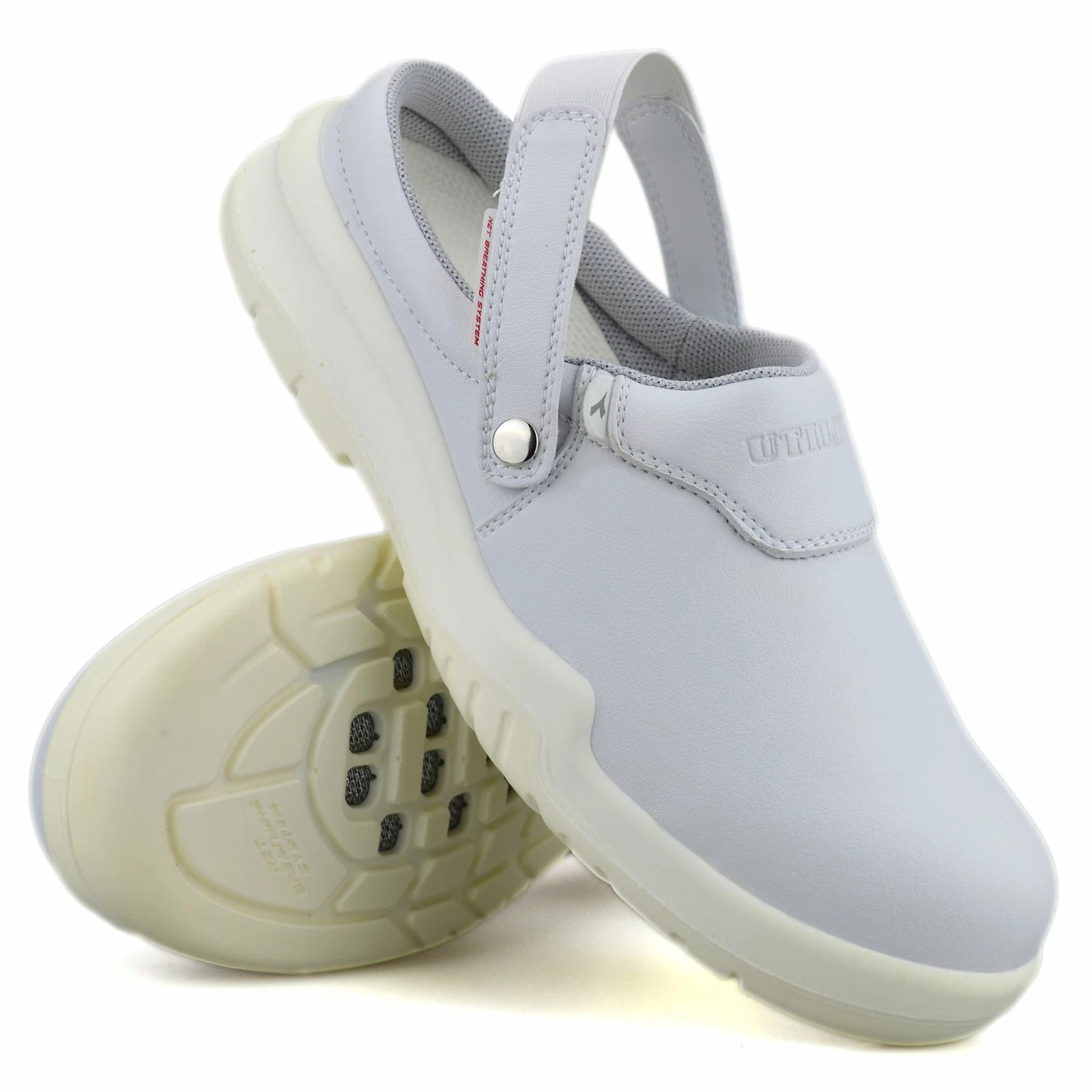Mens Diadora Slip On Clogs Safety Steel Toe Cap Non Slip Work Sandals Shoes Size