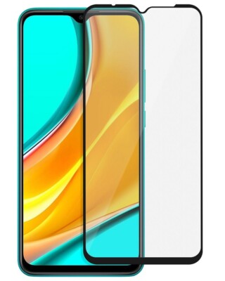 TEMPERED GLASS FULL COVERAGE GORILLA CURVED SCREEN PROTECTOR For XIAOMI REDMI 9T