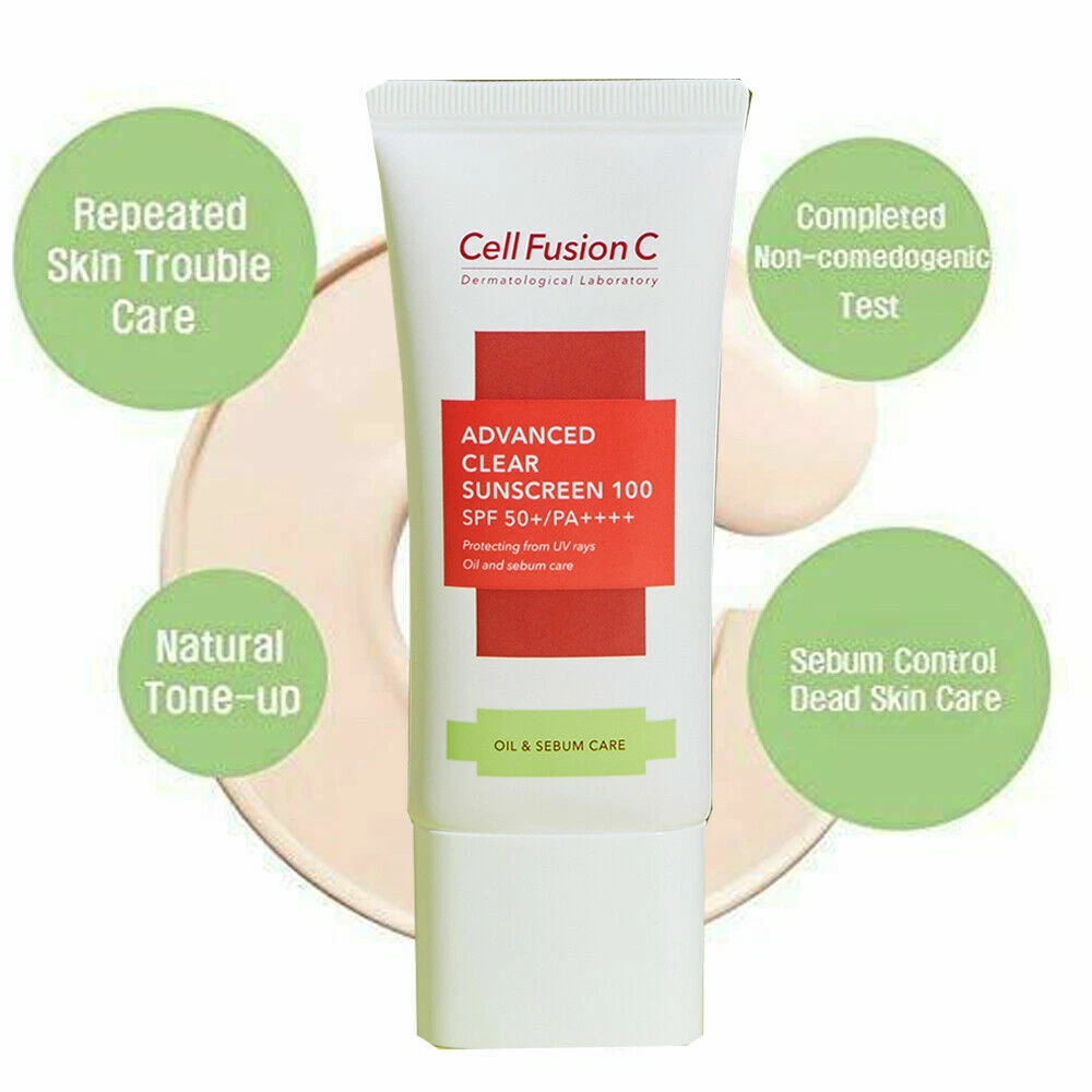 Cell Fusion C Advanced Clear Sunscreen 100 50ml SPF 50 PA Free Shipping