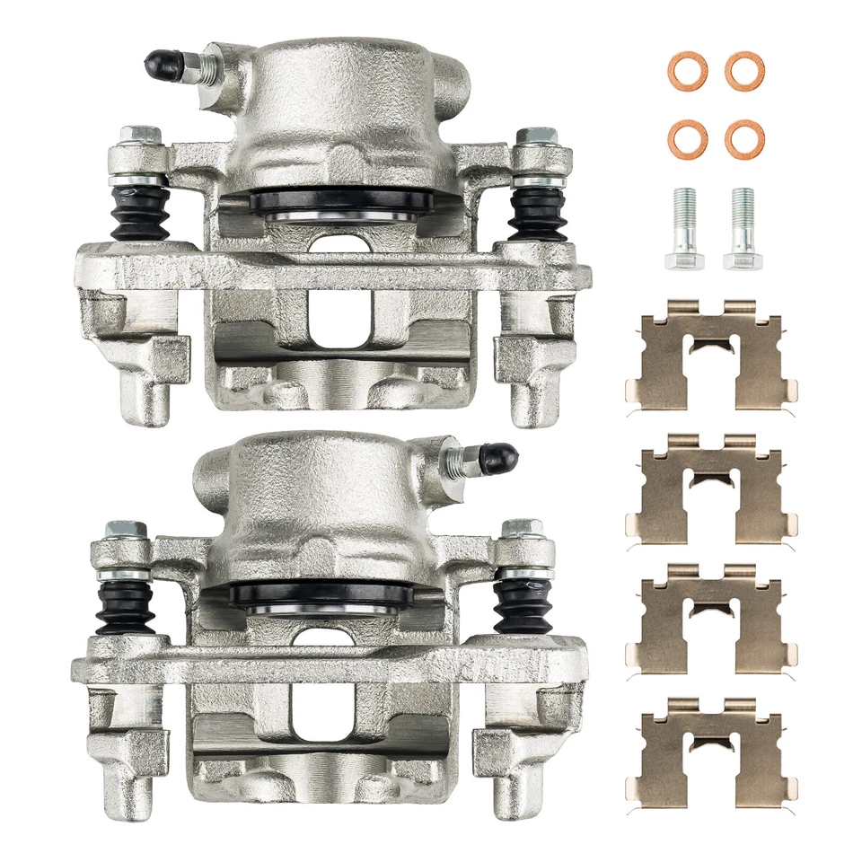 2x Pinza de freno delantera izquierda y derecha con soporte para Chevy Tracker Suzuki X-90 Foto 3 de 4