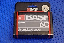 BASF CHROMDIOXID SUPER SM 60 TWIN PACK BLANK CASSETTE TAPE 2 SEALED