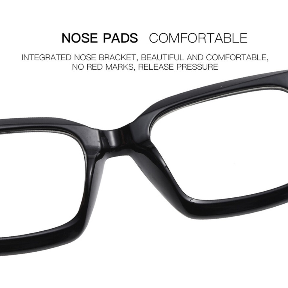 Oversized Square Reading Glasses Highdefinition Presbyopia Diopter Big Frame AU eBay