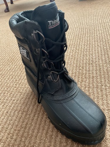 Vintage POLARIS Thinsulate Steel Shank Snowmobile Boots Men’s Size 9 - Picture 6 of 12