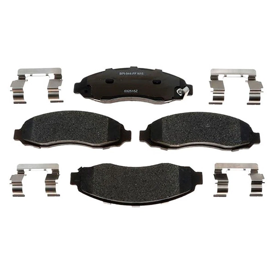 Pastillas de freno delanteras traseras metálicas Raybestos R-Line para Dodge Dakota 2003 2004 Foto 3 de 4