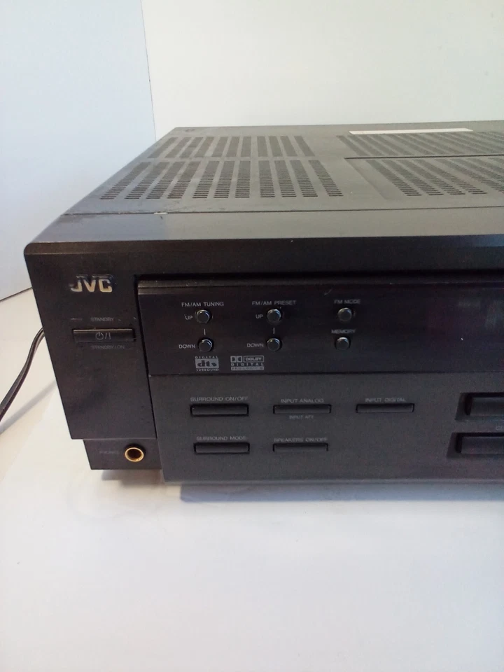 JVC A/V Control Receiver RX-5020V Dolby DTS AM FM stereo black 0609 - Image 2 of 4