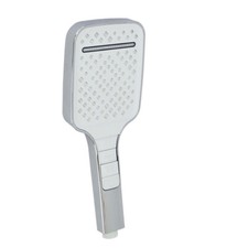 soffione doccia moderno  3 modalità di getto tasto on/off  attacco universale ½