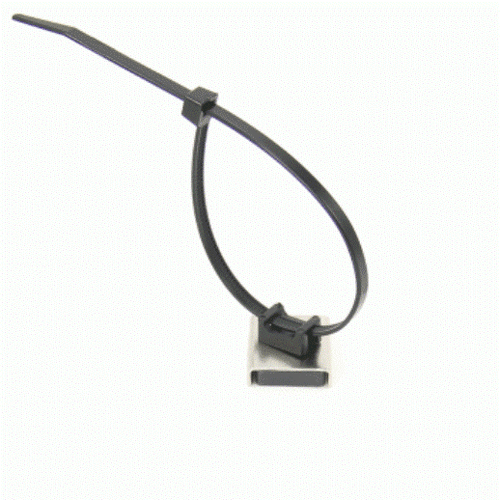 Magnetic Cable Tie Base Mounts 26 x 23 x 6.3mm thick 6.1kg Pull, packs 1, 5 & 10 - Picture 1 of 4