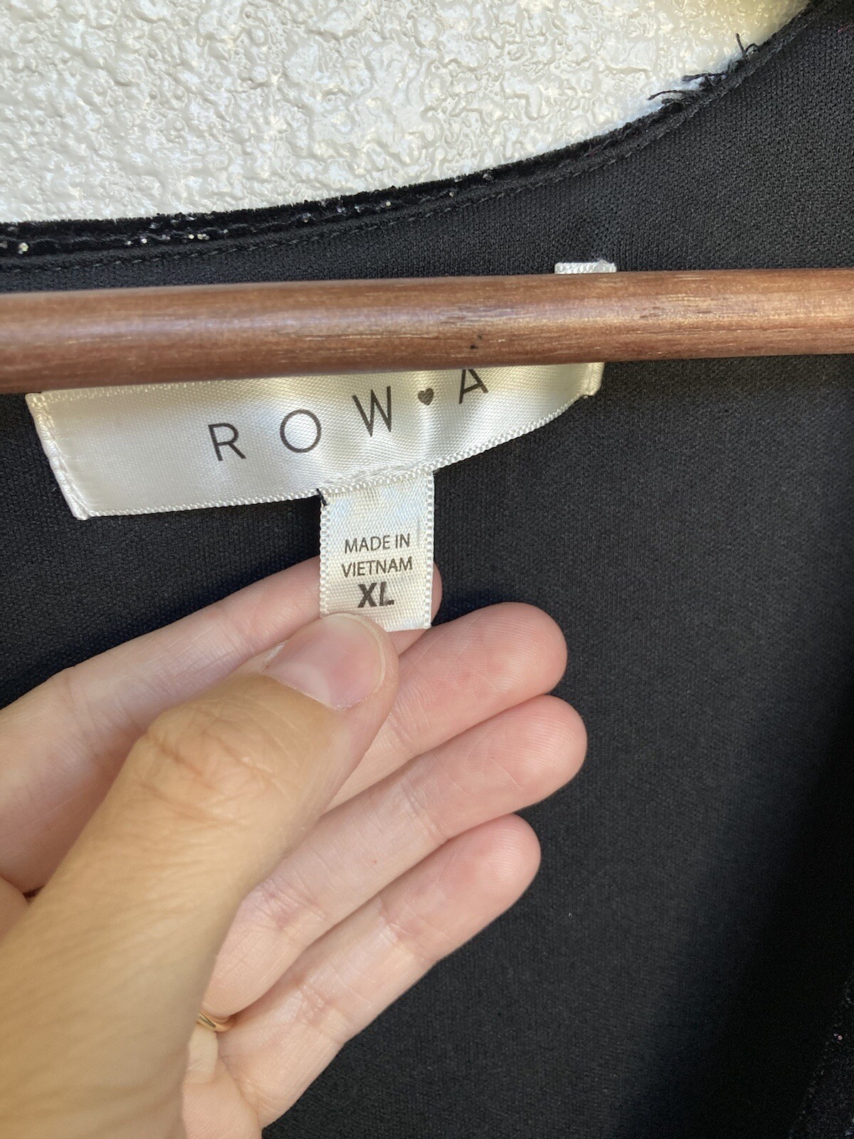 FILA Mini abito a tracolla nero velluto puff a tracolla taglia XL manica lunga