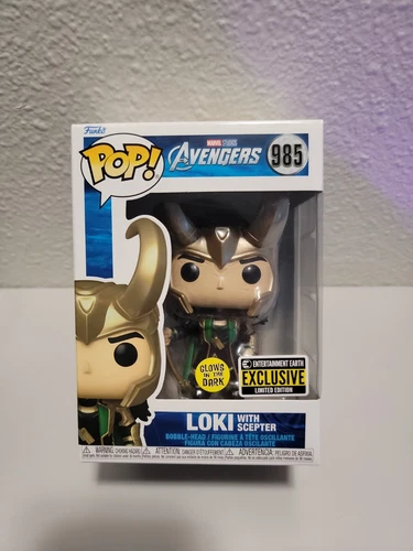 Funko Pop Marvel Avengers Loki with Glow in the Dark Scepter