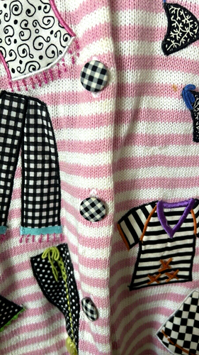 Fabulous fun "DESIGN OPTIONS BY PHILIP & JANE GORDON" Cardigan. Sz S - Picture 5 of 18