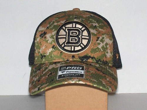 NHL BOSTON BRUINS FANATICS CAMO FRONT 