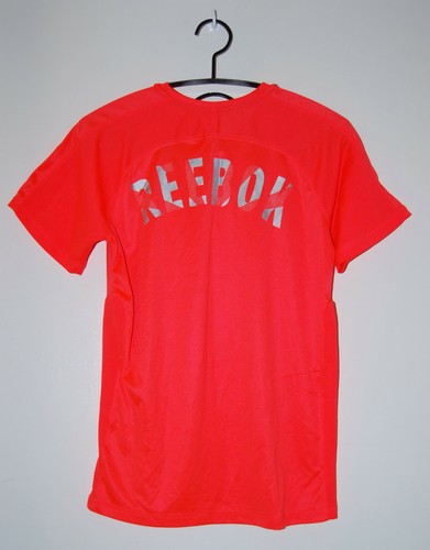 EUC Reebok Boy's Neon Orange Crew Neck SS Performance T-Shirt sz XL 18-20 - Picture 2 of 11