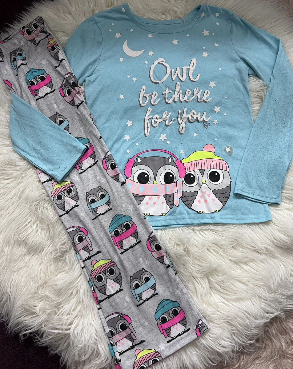 Girls owl online pajamas