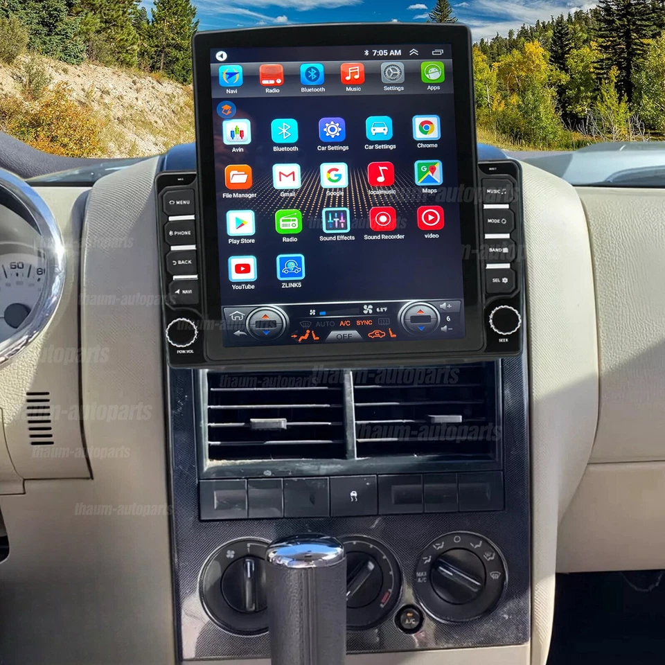 Автомобильное стерео радио Android 13 GPS для Ford Explorer 2006-2010 9,7 дюйма Apple Carplay - Изображение 2 из 4