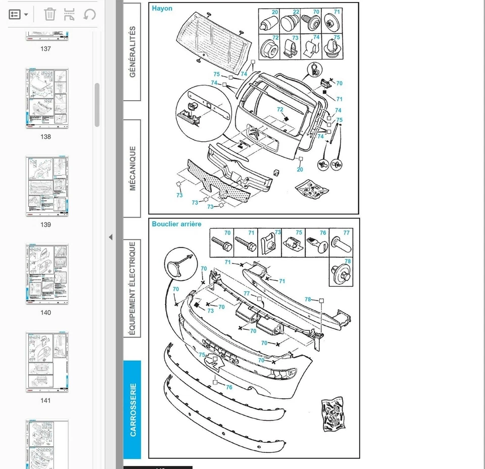 Citroen C3 (2002-2009) Manual De Reparación En CD - Imagen 4 de 4