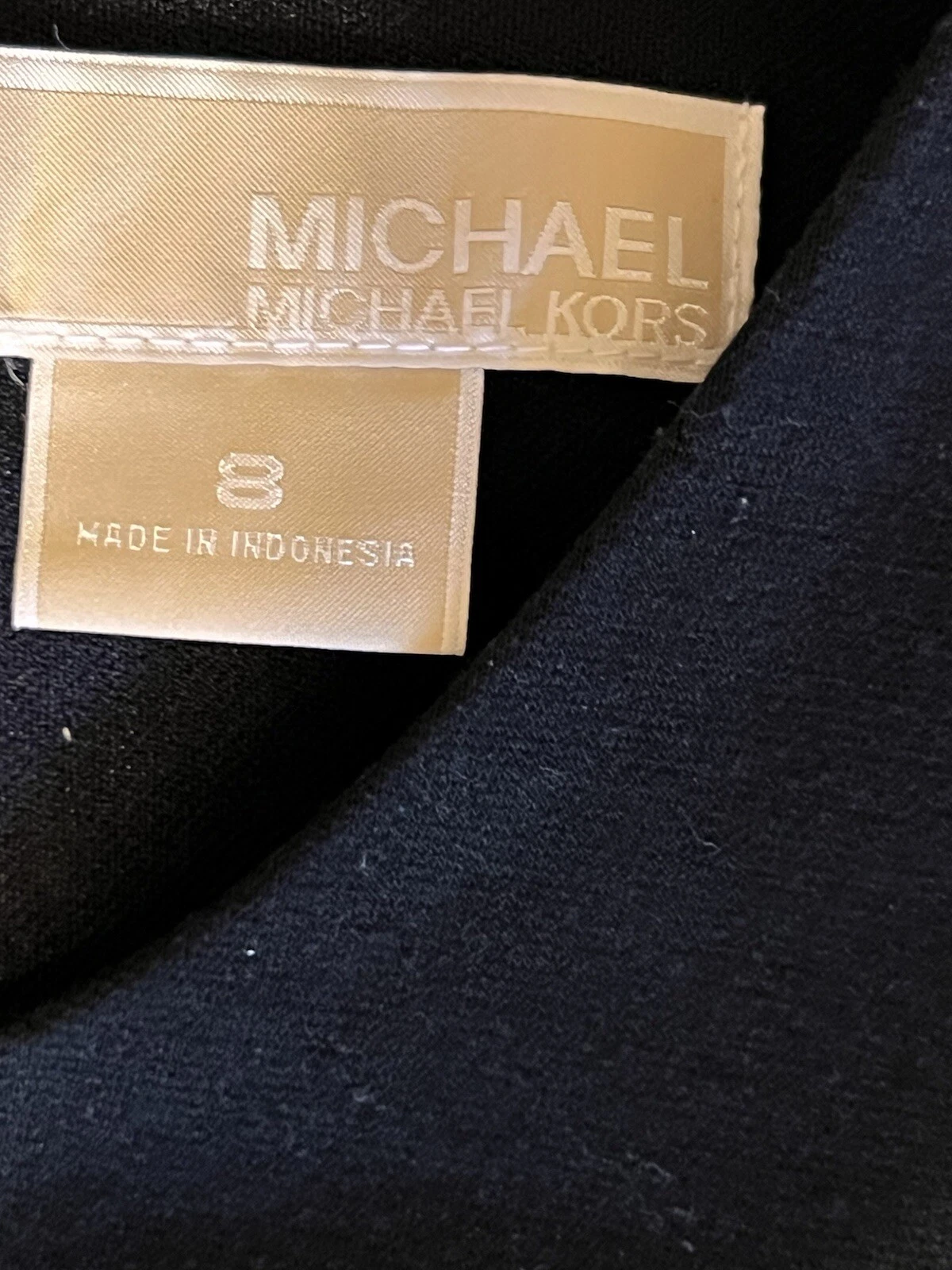 Abito tubino Michael Michael Kors nero con cerniera tg. 8