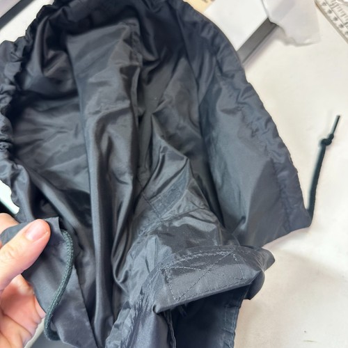 VTG Adidas Jacket Tag Youth L / Womens S Black Windbreaker Track Zip Coat Y2K - Picture 16 of 17