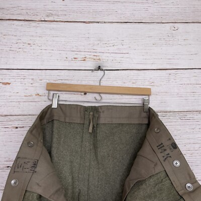 Vintage 1940 WW2 Swedish 114K Wool Army Military Cargo Field Pants Vintage 1940 WW2 Swedish 114K Wool Army Military Cargo Field Pants