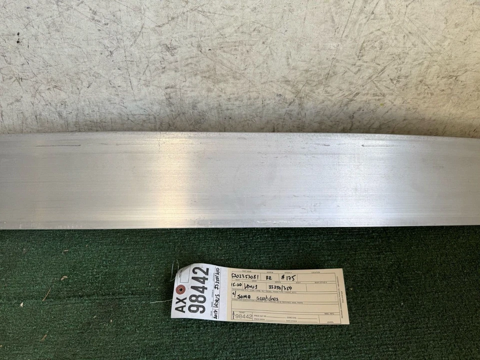 2015 2019 2020 LEXUS IS250 IS350 IS REAR BUMPER REINFORCEMENT REBAR OEM AX98442 - Imagem 2 de 4