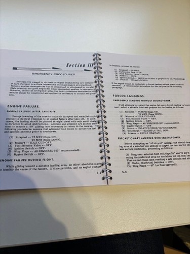 USED Cessna 172M Skyhawk Owners Manual - Picture 4 of 4