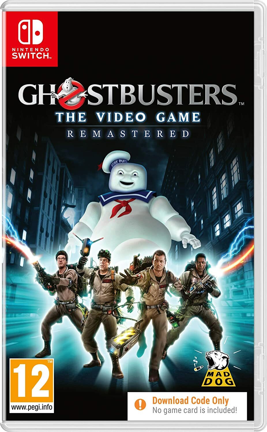 Ghostbusters The Video Game Remastered (CODE-IN-A-BOX) For Nintendo Switch (New)